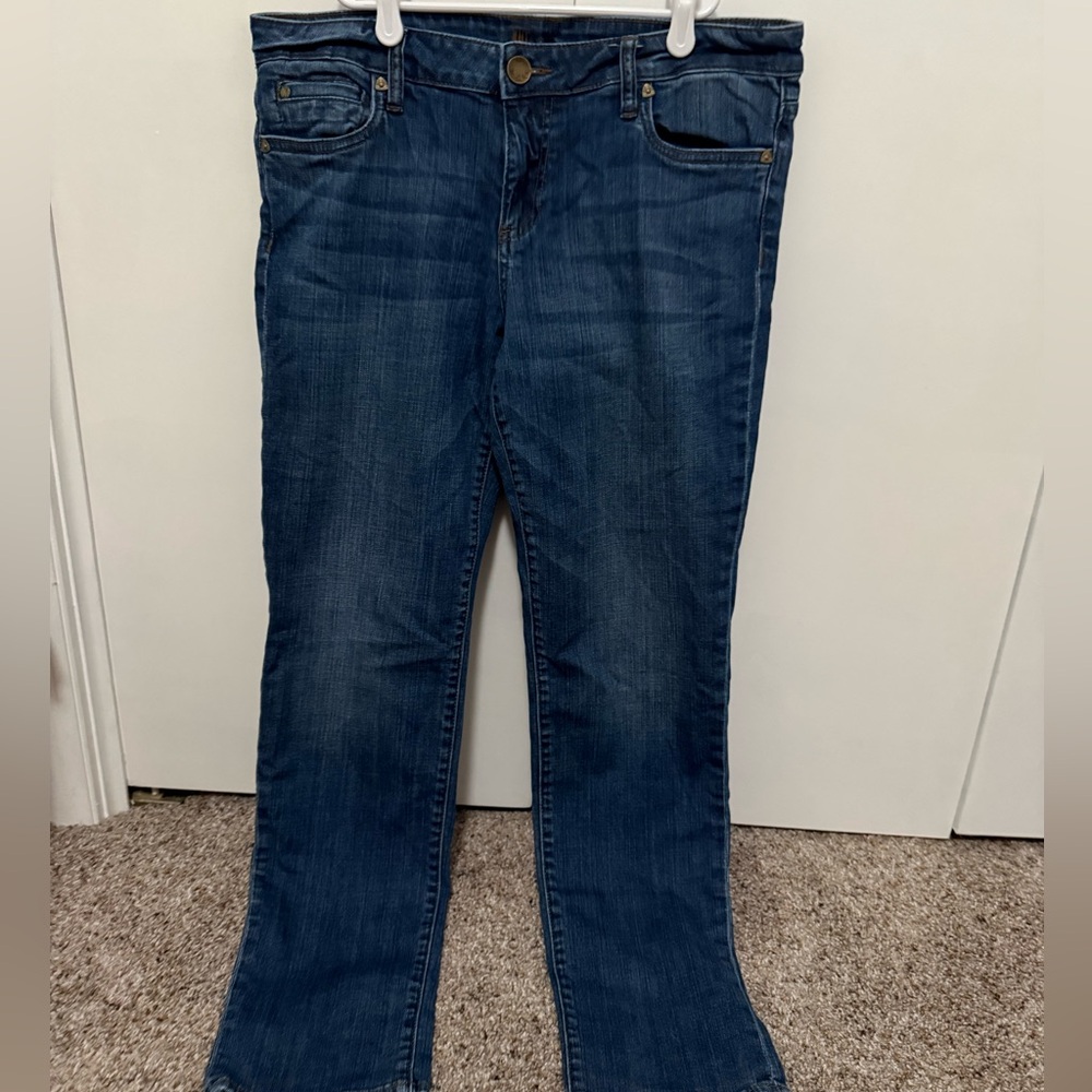 Kut from the Kloth Straight Cut Dark Wash Jeans, Size 10